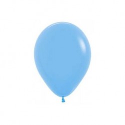 Globo azul pastel de 30 cm serpentex bolsa 12 unidades