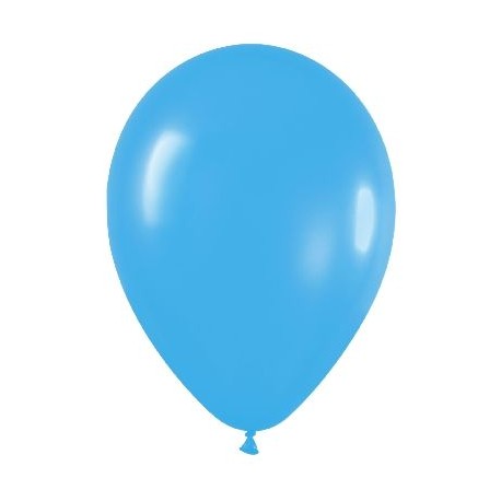 Globo azul de 30 cm 12 serpentex bolsa 12 unidades