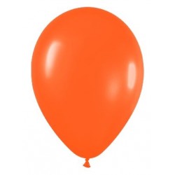 Globo naranja de 30 cm serpentex bolsa 12 unidades