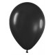 Globo negro de 30 cm serpentex bolsa 12 unidades