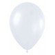 Globo blanco perlado de 30 cm serpentex bolsa 12 unidades