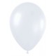 Globo blanco perlado de 30 cm serpentex bolsa 12 unidades