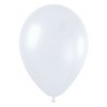 Globo blanco perlado de 30 cm serpentex bolsa 12 unidades