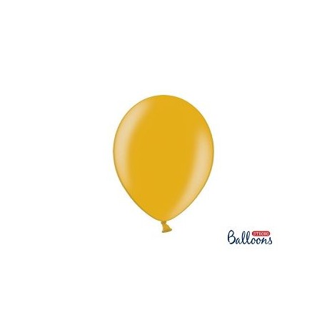 Globos oro metal 10 uds de 30 cm