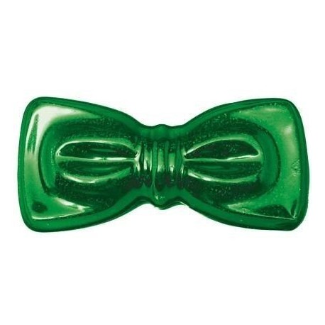 Pajarita gigante verde plastico 22 x 11cm unidad
