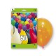 Globos colores surtidos 50 uds 1439 28 x 36 cm