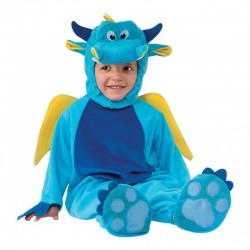 Disfraz Dragon azul para bebe talla 1 2 anos