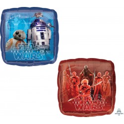 Globo Star Wars los ultimos Jedi para helio o aire 18" 43 cm