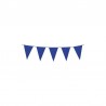 Banderin triangular azul marino de 10 metros plastico