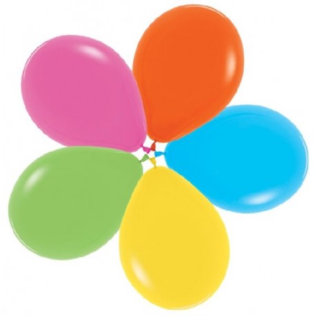 Globos sempertex colores surtidos tropicales 12 uds de 30 cm