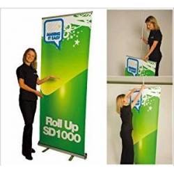 roll up banner display, impresión incluida