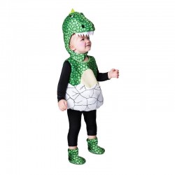 Disfraz dinosaurio con huevo para bebe tallas
