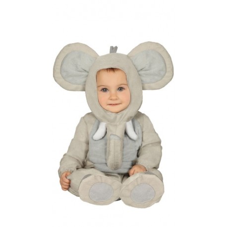 Disfraz elefante trompy para bebe talla 6 a 12 meses