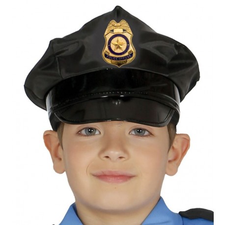 Gorra de policia infantil