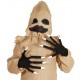 Guantes negros monstruo dedos largos y uñas