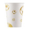 Vasos futbol balon de oro 8uds