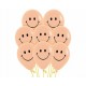 Globos caras para muñecos 12 uds de 30 cm