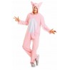 Disfraz cerdito rosa para hombre talla L