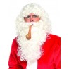 Kit papa noel Santa Claus pipa peluca barba y gafas