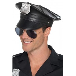 Gorra de policia de lujo para hombre