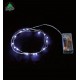 Guirnalda de luz led blanca 2 metros 20 leds globos a pilas