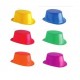 Pack de 12 sombreros chisteras de plastico colores