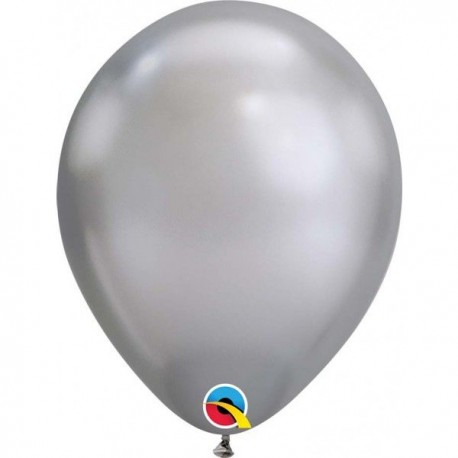 Globo plateado gama Crhome unidad