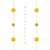 Tira oro decorativa para globos 182 cm