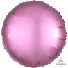Globo satin flamingo redondo 45 cm helio o aire 18"