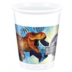 Vasos Jurasic World dinosaurios 8 uds