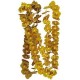 Collar flores dorado fiesta oro cotillon unidad