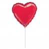 Globo corazon rojo san valentin 23 cm aire