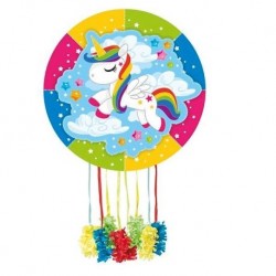 Pinata de unicornio barata 44x44 cm