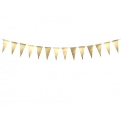 Banderin triangular oro de 13 cm 215 metros