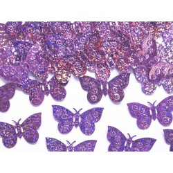 Confeti mariposas rosas claro 15 gr de 21x38 cm