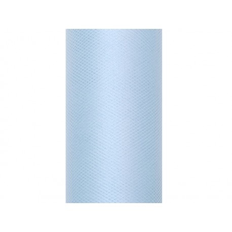 Tul azul cielo rollo de 9 mt x 50 cm para decoraciones