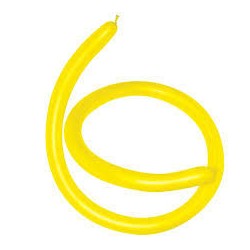 Globo 160 Amarillo modelar Sempertex 100 uds 2,5x150 cm