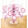 Centro de mesa comunion rosa cascada 19cm