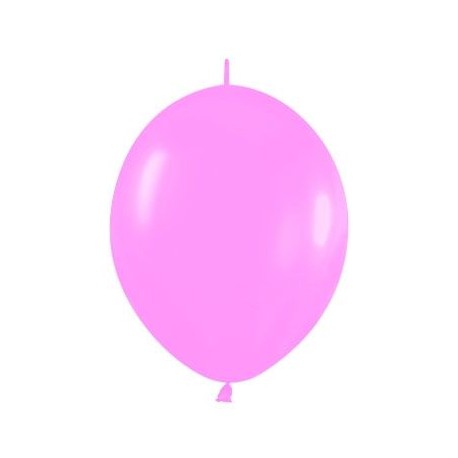 Globo Link O Loon 6 Rosa Sempertex 50 uds 15 cm cadena