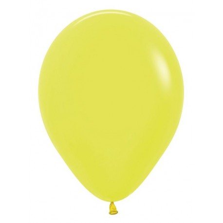 Globo latex Sempertex Amarillo neon 12 30 cm 12 unidades