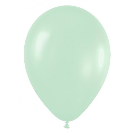 Globo Sempertex R12 30 cm Satin Verde 50 uds