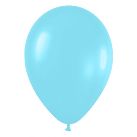 Globo Sempertex R12 30 cm Satin azul 12 uds