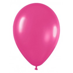 Globo Sempertex R12 30 cm Metal Fucsia 12 unidades