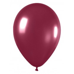 Globo Sempertex R12 30 cm Metal vinotinto 50 uds