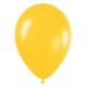 Globo Sempertex R12 30 cm Metal Amarillo 12 uds