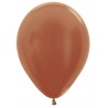 Globo Sempertex R12 30 cm Metal Cobre 50 uds