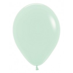 Globo Sempertex R12 30 cm Verde pastel 12 uds