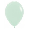 Globo Sempertex R12 30 cm Verde pastel 12 uds