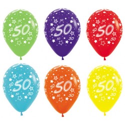 Globo latex nº 50 30 cm 12 und sempertex colores surtidos