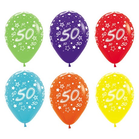 Globo latex nº 50 30 cm 12 und sempertex colores surtidos